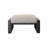 Brown Cushioned Ottomans - Strong Aluminium, For Various Settings 2 Lightweight Beige Cushioning, Aluminium Frame, Indoor & Outdoor