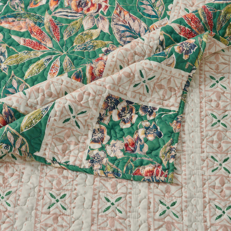 Ensemble de courtepointe multiple Kaia de Greenland Home Fashions – Twin/XL, 2 pièces