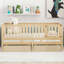 Twin Wood Daybed with Guardrails and Dual Functionality-1384195827