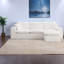 Canapé modulaire confortable avec repose-pieds Boucle