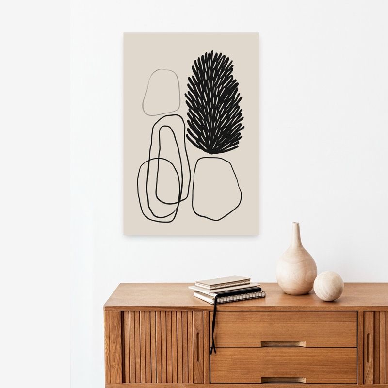 Art contemporain contemporain abstrait, H 24 po x l 16 po