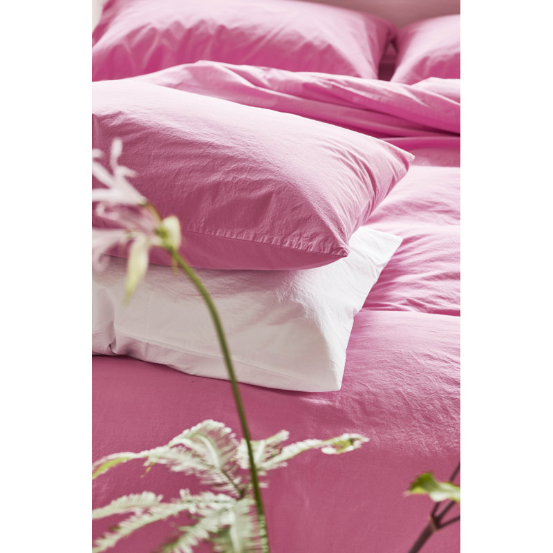 Designers Guild Loweswater Fuchsia Pink 300 Thread Count Bedset, Single Bed (135 x 200 cm)