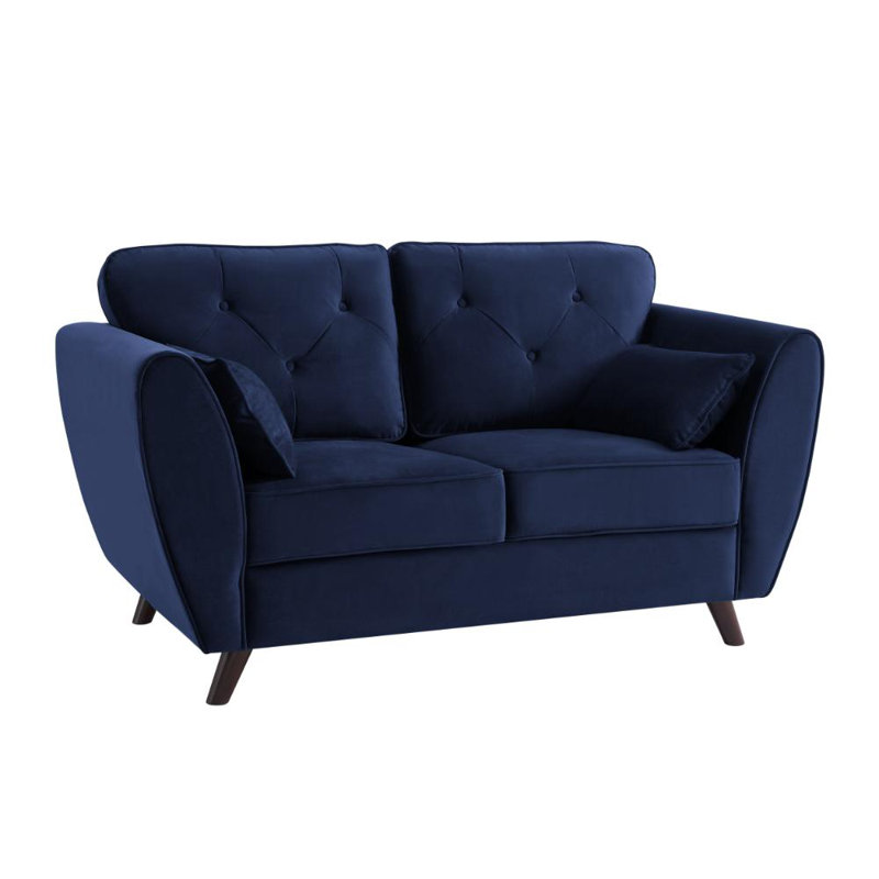Wangara 2 Seater Sofa, Blue Velvet