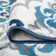 Tapis bleu foncé Albertina