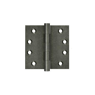 Charnière carrée blanche de 4 po x 4 po Deltana DSB410WM