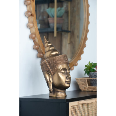 Tête de statue de Bouddha
