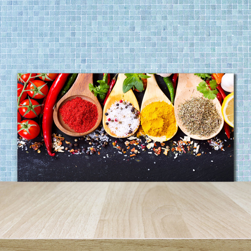 Mix of Spices 50cm x 100cm Glass Panel