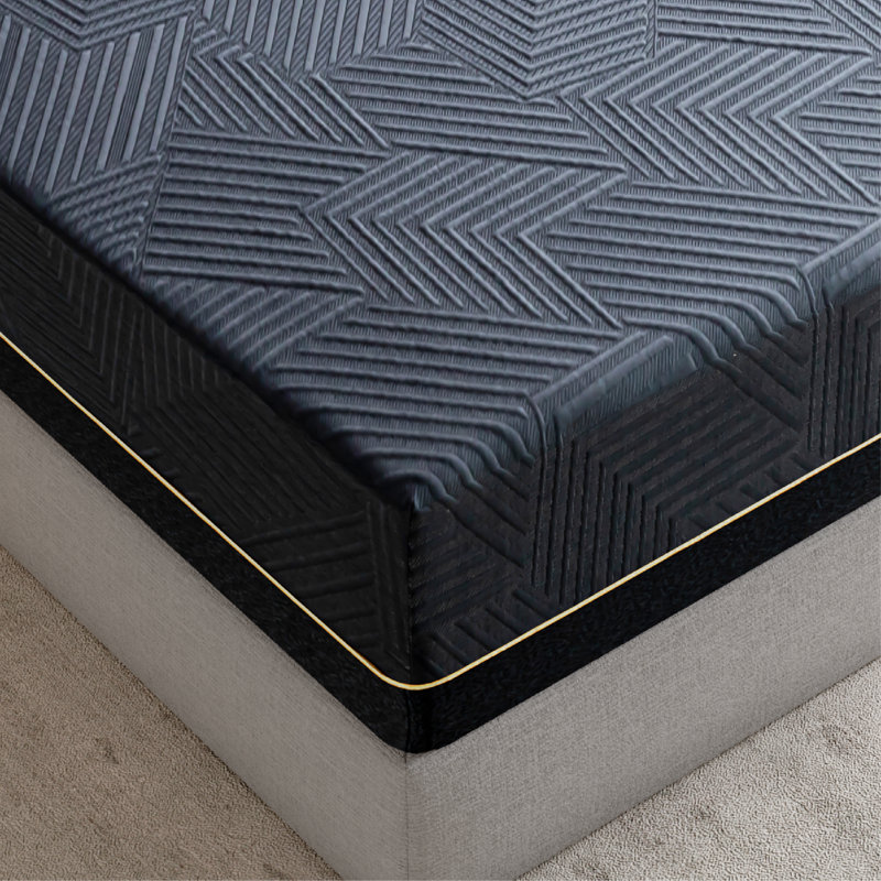 Matelas en mousse viscoélastique gélifiée infusée de cuivre ferme Egohome, Très grand lit, 14"