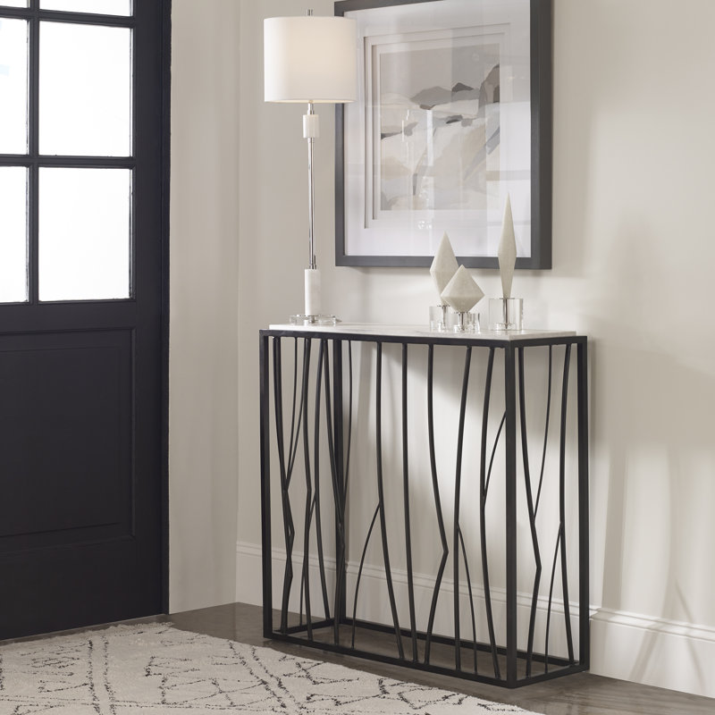 Imane 36'' W Stone Console Table