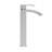 Modern 11.36" Bathroom Sink Faucet - Brushed Nickel, Stain-, Ceramic Cartridge, Single Hole Nickel 1.93" Width, Ss304, , Cartridge Valve, Mid Arc Spout, Handle-125170504