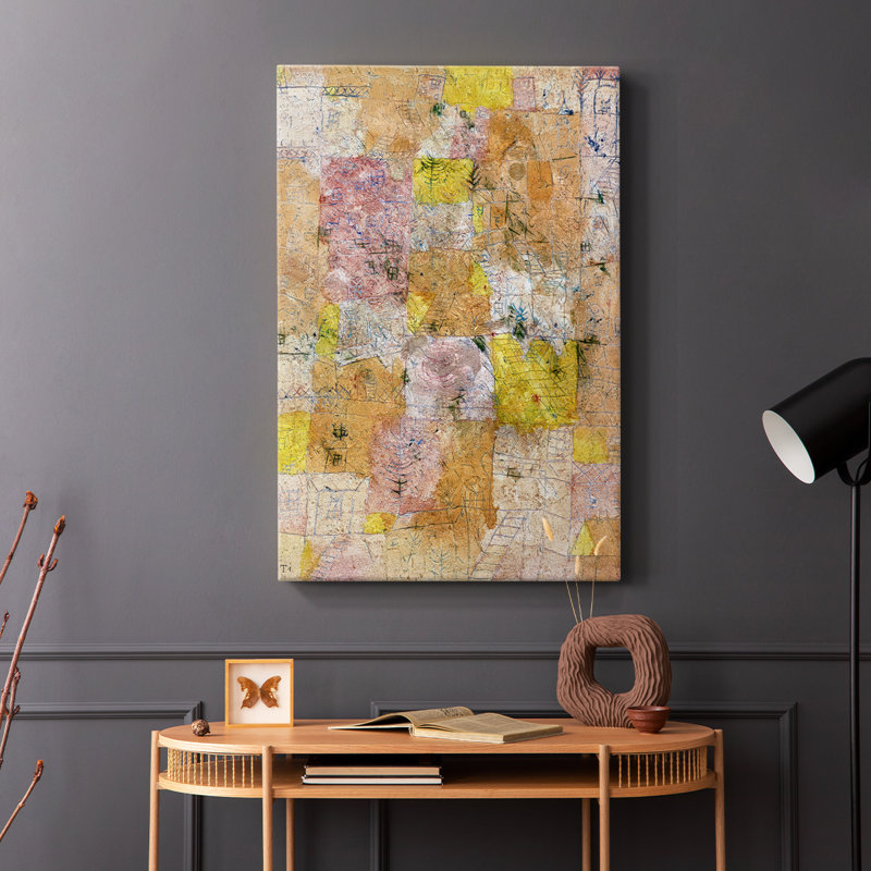 Motif floral rétro Cxxxi, H 18 po x l 12 po