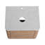 Meuble-lavabo mural 36 po avec lavabo d'art en céramique, porte à fermeture en douceur et tablette de rangement Frank-123844676