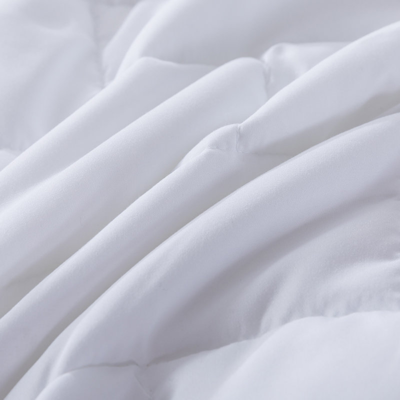 Twin White Down Alternative Subway Tile Stitch Blanket