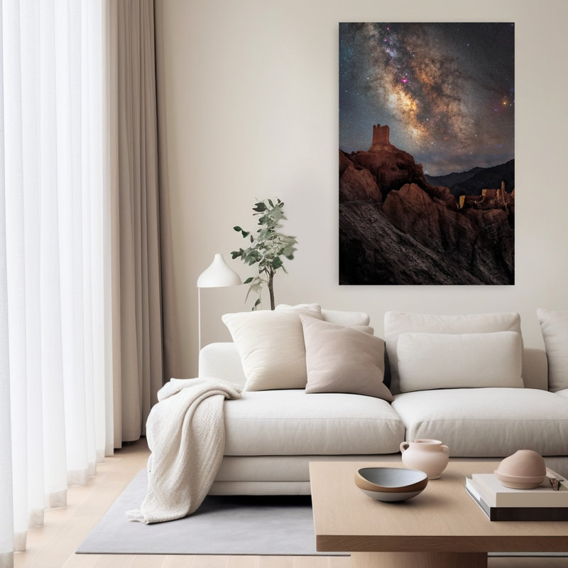 Basgo Abstract Contemporary Architecture Landscape Wall Art by Vikas Chander - Wrapped Canvas Print, 152.4 cm H x 101.6 cm W