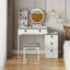 Daesy Dressing Table with Mirror