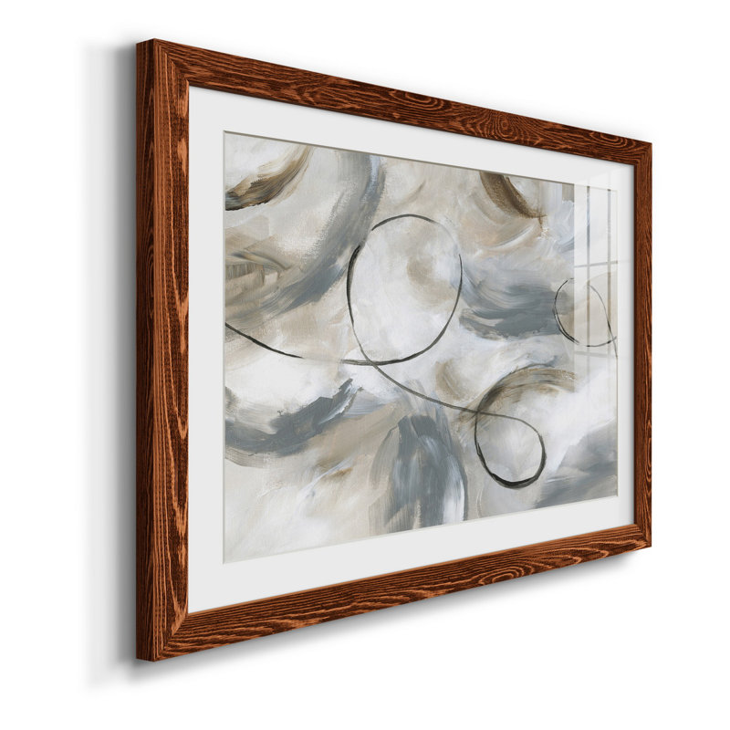 Staccato - peinture encadrée, Cadre en érable, H 31 po x l 44 po x P 1 po