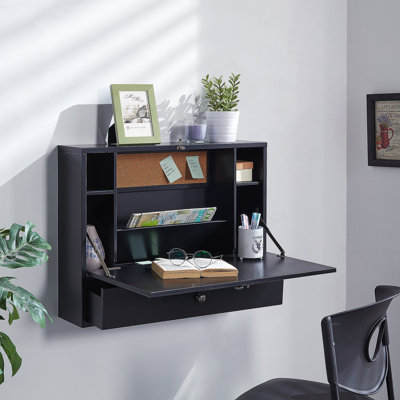 Bureau mural pour ordinateur portable