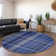 Premium Machine Washable Cerrito AMF541 Navy Rug