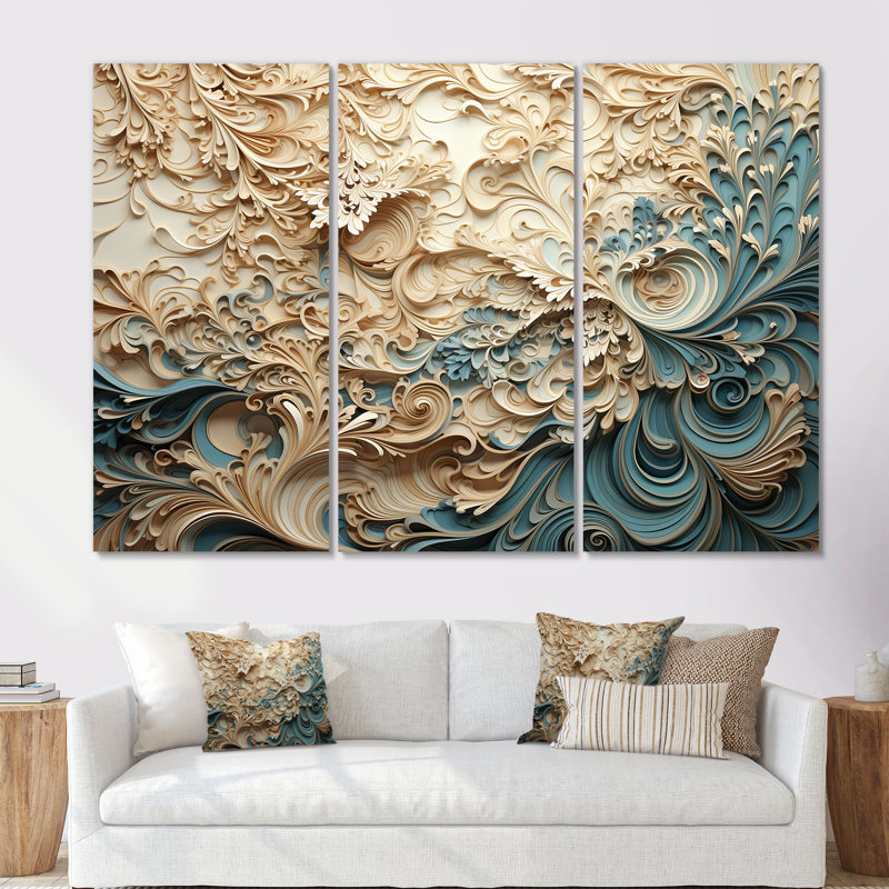 Ensemble d'illustrations murales Minimalisme, H 40 po x l 60 po x P 1 po, Toile tendue