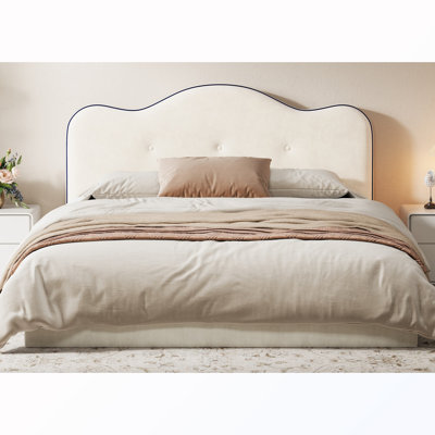 King Size Upholstered Bed