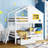 Vandenbosch Twin over Twin House Bunk Bed with Drawers by Harper Orchard-1732534046