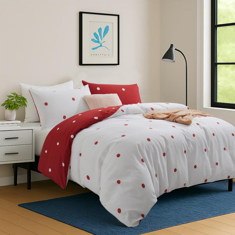 Imperial Homeware London Microfiber Duvet Cover Set with Pillowcases Included, Kingsize Duvet Cover + 2 Standard Pillowcases