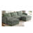109'' Upholstered Sectional Sofa with Ottoman-1659050480