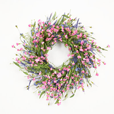 Guirlande de fleurs artificielles 24 po 24 po