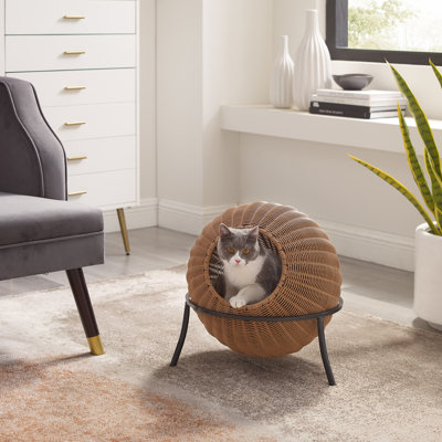 NALA 19.5" Wicker Cat Condo