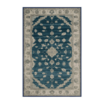 Machine Washable Overdyed Gray Area Rug