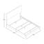 Lit plateforme tapissier Arinola-674655456