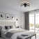 Armony  Indoor Bedroom Flush Mount Ceiling Fan With Light