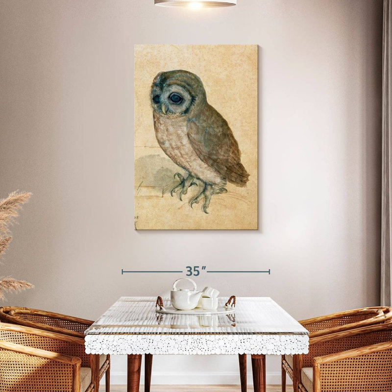 Brampt The Little Owl, 45" H x 30" W