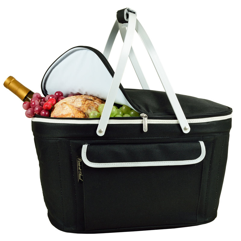 Panier pinique pliable, Noir
