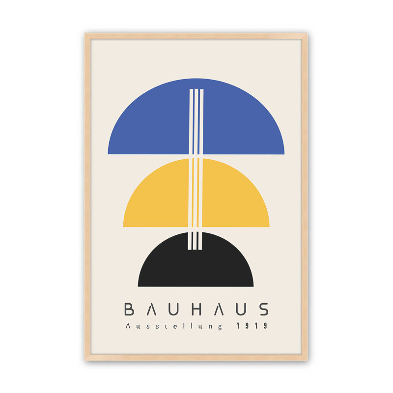 «Balancing Bauhaus», reproduction, H 15 po x l 12 po, Érable brut
