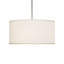 24" Wide Cilindro Mushroom Pleated Textrene Pendant