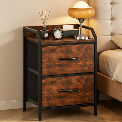 Metal Bedside Table