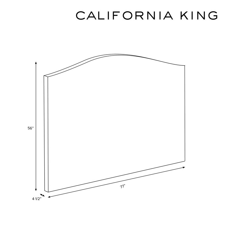 Tête de lit Elsie, California King, Olive