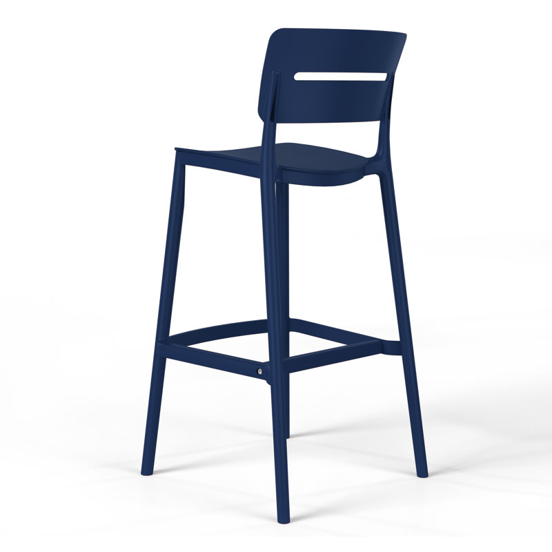 Tabouret de bar H 39,75 po Delron , Marine