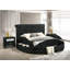 Lit de rangement en velours capitonné 1Pc-285995608