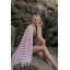 Serviette de bain turque Chanyah Bask avec doublure en tissu éponge, fouta de plage à rayures de luxe, 100% coton biologique, 68 po x 37 po-401627002