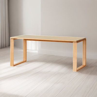 Riquel Beech Solid Wood Dining Table