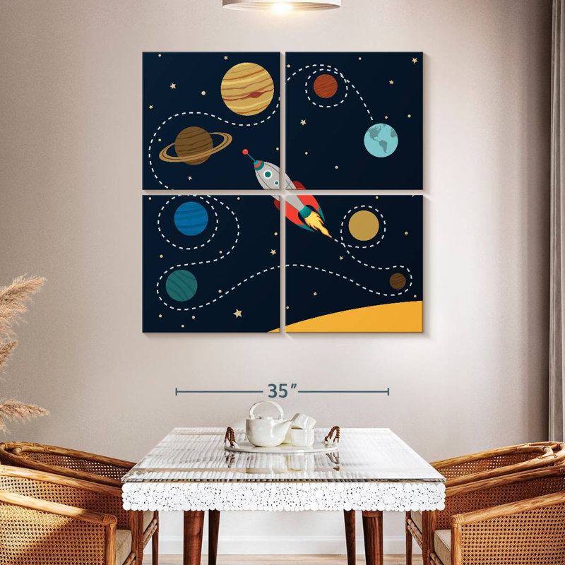 Ashelle Solar System Travel, 45'' H x 45'' W