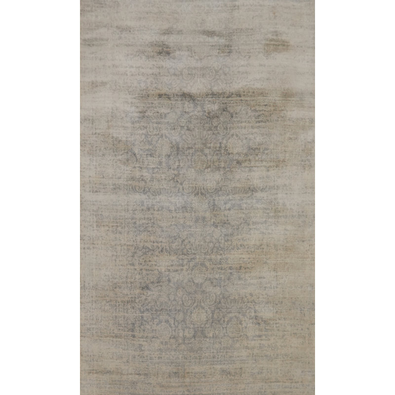 Tapis unique gris anthracite et gris 7 pi 10 po x 4 pi 11 po