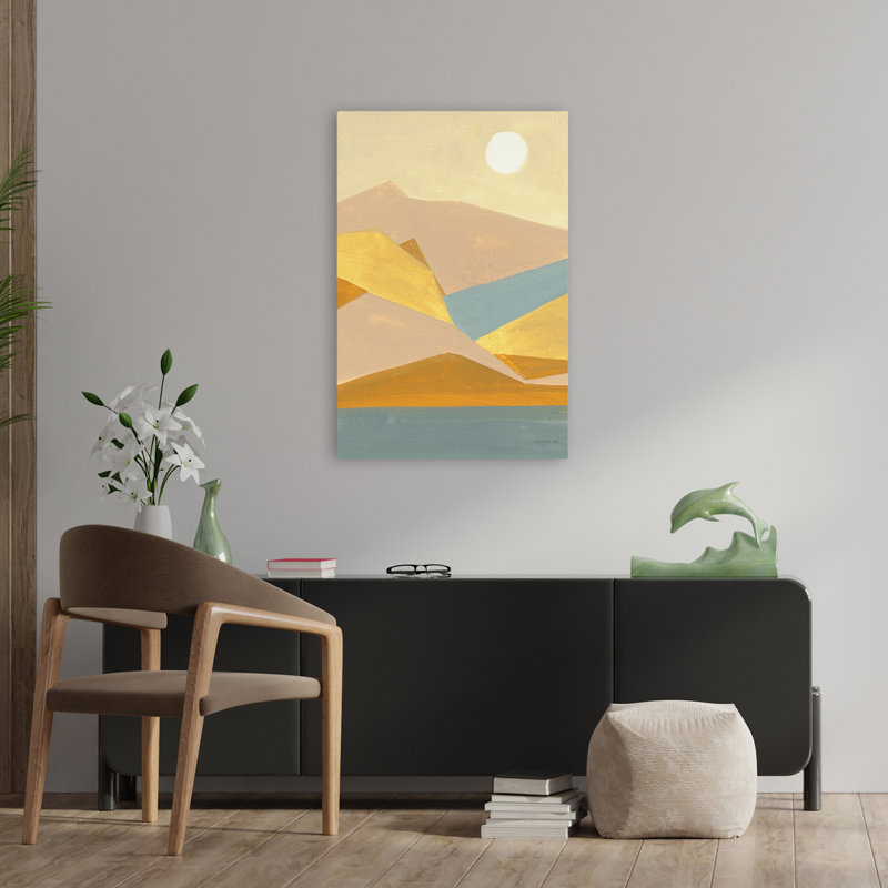 Mid-Century moderne et minimaliste rétro abstrait I, H 36 po x l 24 po