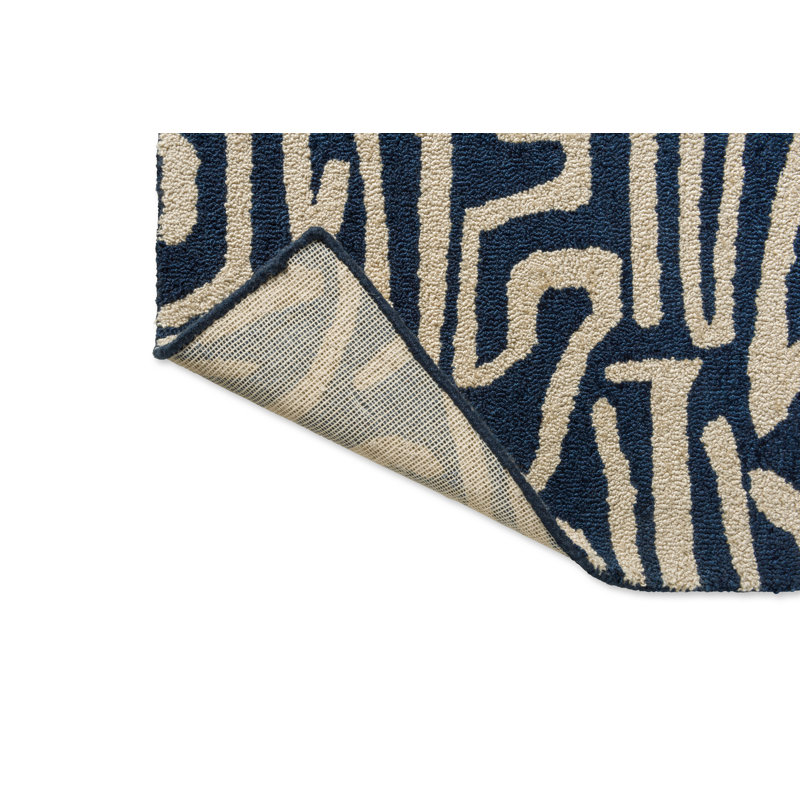Melodic Hand Tufted Abstract Area Rug, Rectangle 8'2" x 11'6"