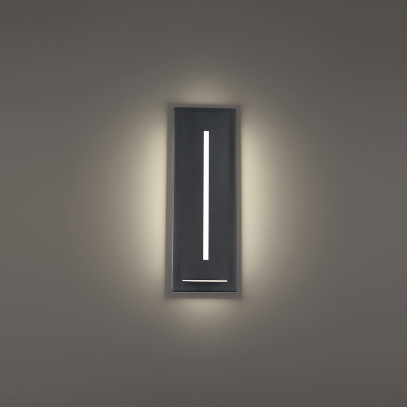 Midnight LED Outdoor Flush Mount, 3000K, 16" H
