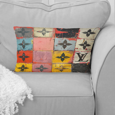 Designer Checkered Board Fashion I - Fashion Pillow