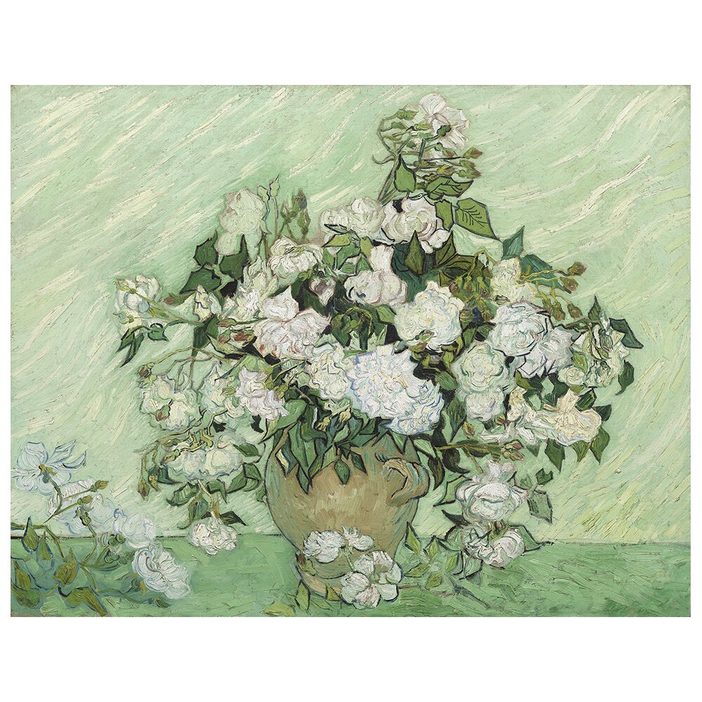 Leinwandbild Rosen von Vincent Van Gogh