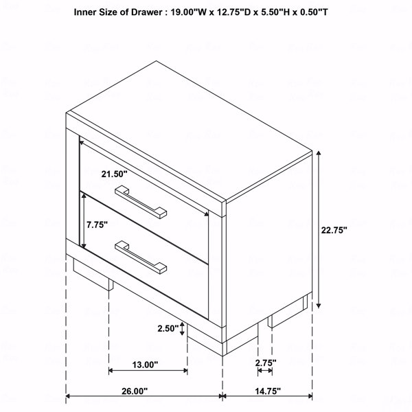 Dimensions du produit